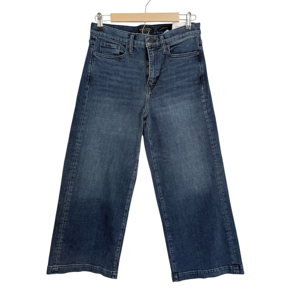 NWT Banana Republic High Rise Wide Leg Crop Jeans Women’s 27 Blue Premium Denim